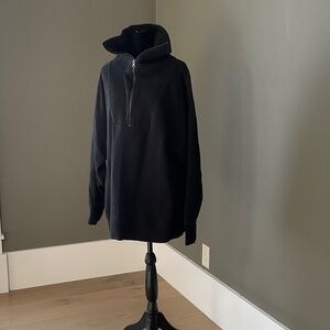 Aerie Zip Cowl Neck Sweatshirt